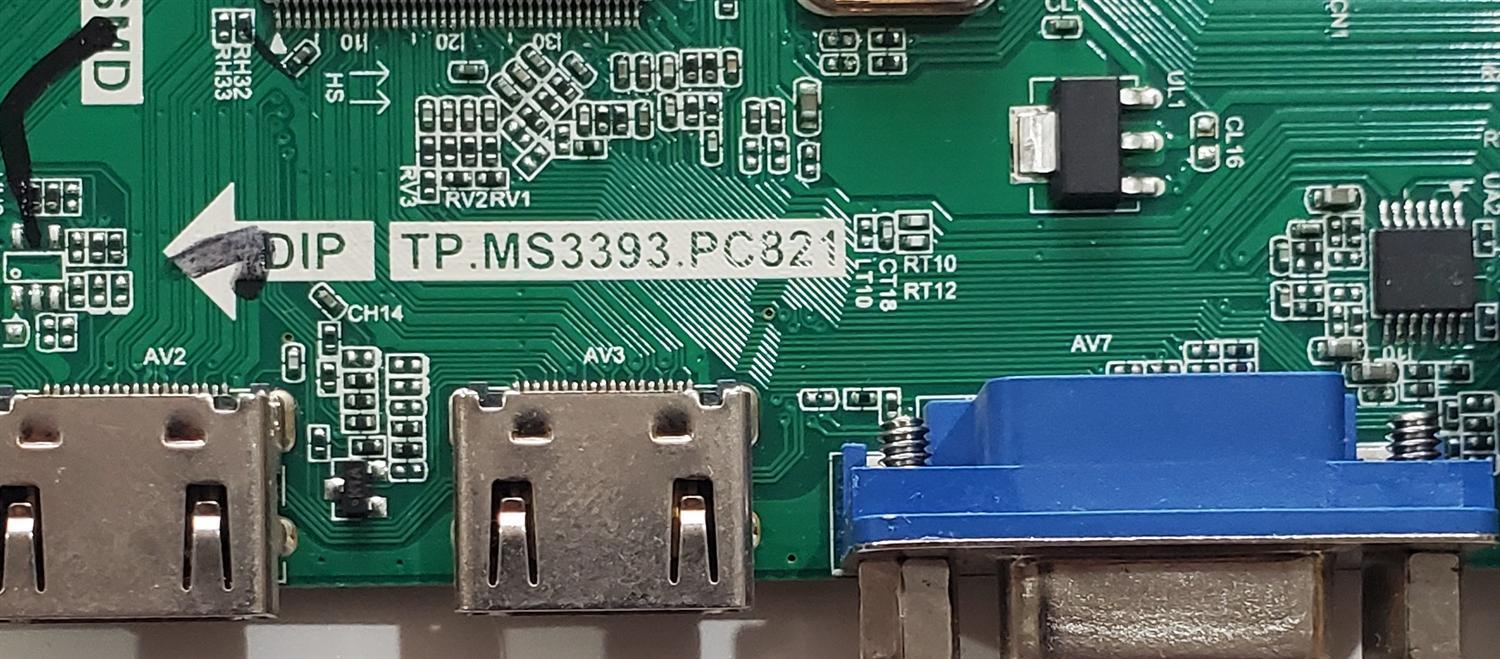 MAIN FUENTE PARA TV WESTINGHOUSE ORIGINAL / NÚMERO DE PARTE 34014669 / TP.MS3393.PC821 / B1509313-0A09523 / DISPLAY ST5461B05-2 VER.2.1 / MODELO DWM55F1G1	 - Imagen 2